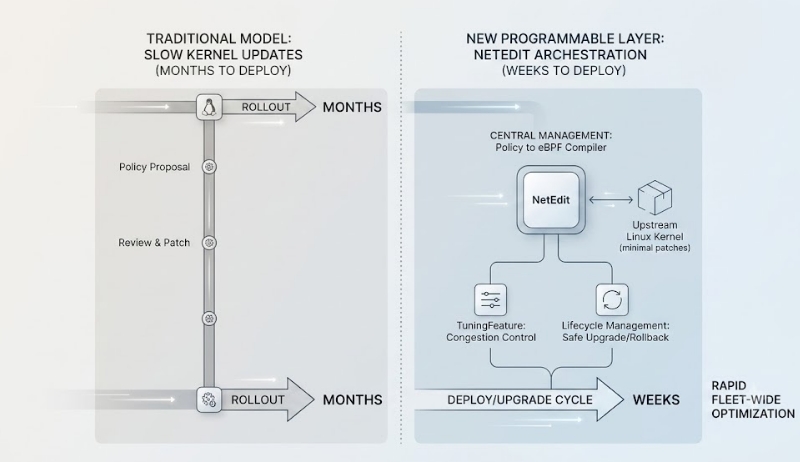 From Kernel-Bound Networking To Programmable Transport: Making Linux Ready for AI-Scale Infrastructure