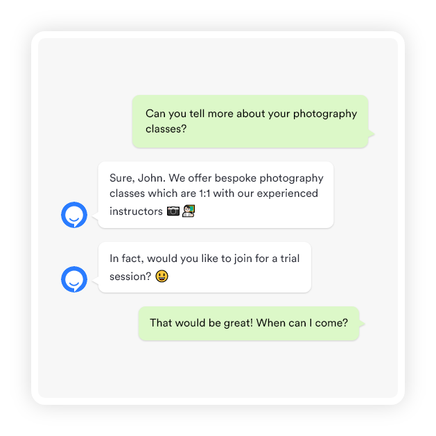 Chatbots and Live Chats