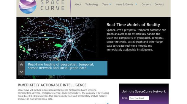 SpaceCurve Enables The Discovery Of Patterns in Geodata
