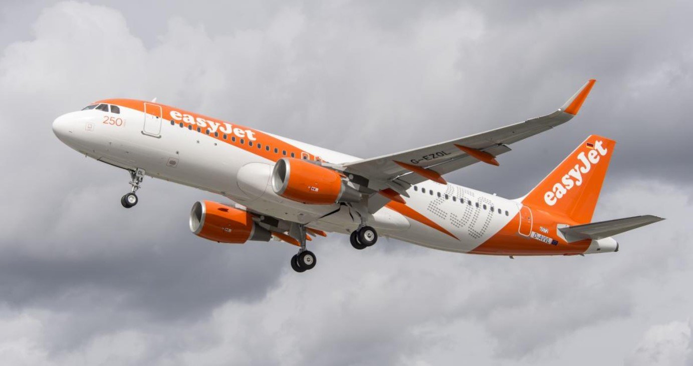 easyjet in the air