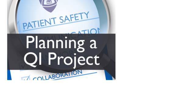Planning a Patient Safety or Quality Improvement Project (Patient Safety III)