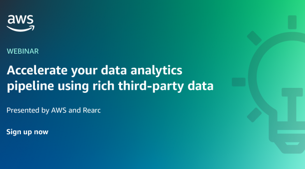 Webinar - How to expedite data analytics insights and reduce time-to-value with AWS & Rearc