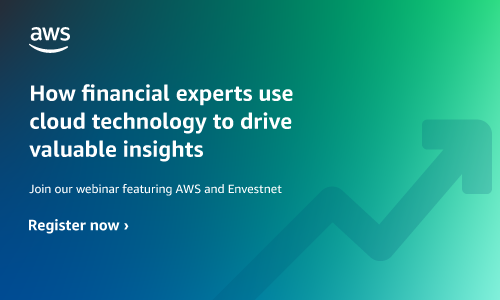 <strong>How to harness financial data to help drive improved analytics and insights with AWS & Envestnet</strong>
