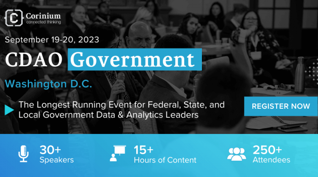 Chief Data & Analytics Officer, Government 2023