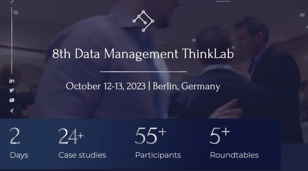 8th Data Management ThinkLab (Data Event in Berlin)