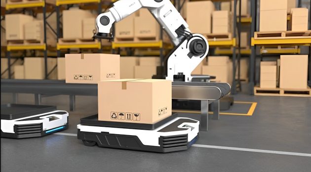 What is the role of agile robotics automation services in logistics?