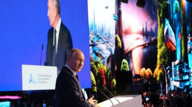 Putin says West cannot have AI monopoly so Russia must up its game